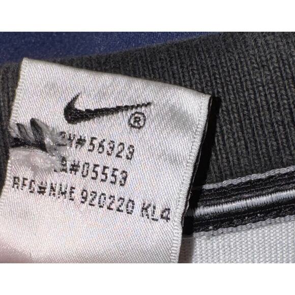 Vintage 90s Nike Challenge Court Quart Zip Long Sleeve Polo Shirt Y2K M ~Flaws~ - Picture 11 of 14